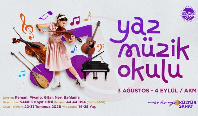 Yaz Müzik Okulu’nda kayıtlar başlıyor
