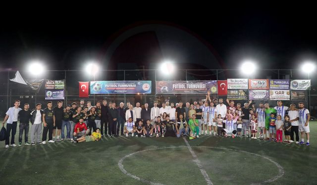 15 Temmuz Futbol heyecanı  kupa töreniyle sona erdi
