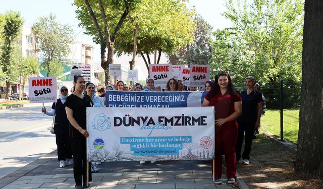 Anne sütü farkındalığı için anlamlı buluşma