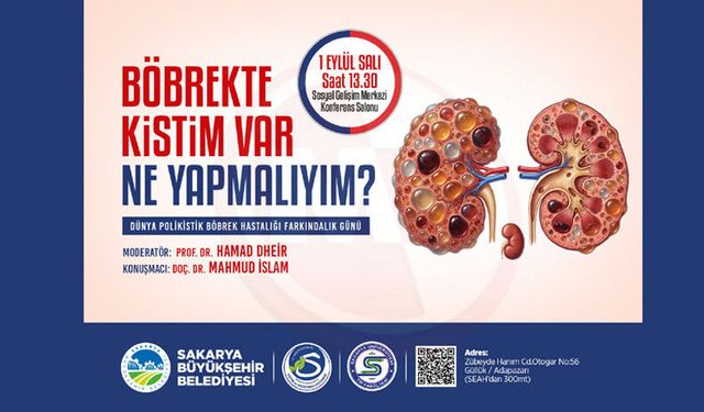 Polikistik böbrek hastalığına karşı farkındalık buluşması SGM’de