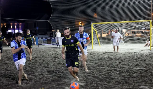 Kocaali Sahili'nde futbol şöleni