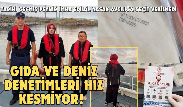 Tarihi geçmiş peynir imha edildi, yasak avcılığa geçit verilmedi