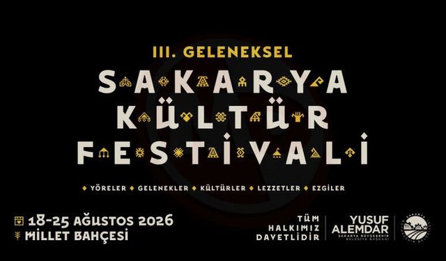 Sakarya’nın Kültür Festivali başlıyor