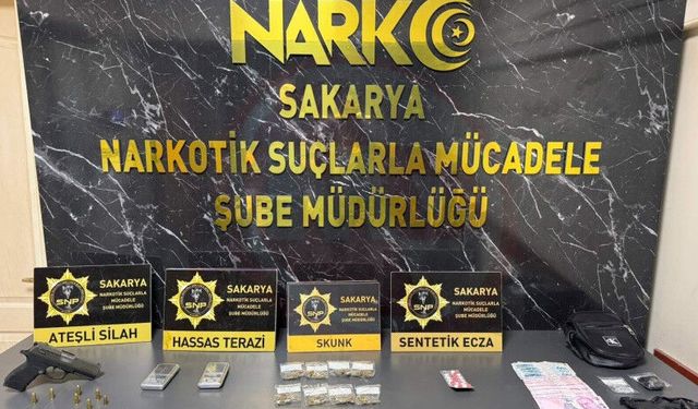 Sakarya'da uyuşturucu operasyonu: 2 kişi tutuklandı