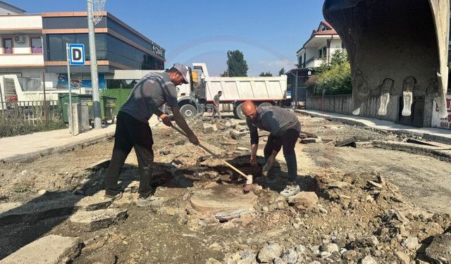 Serdivan’da Köprübaşı Mahallesi 18. Cadde yenileniyor