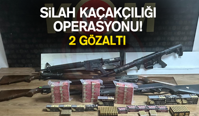 Sakarya’da silah kaçakçılığı operasyonu