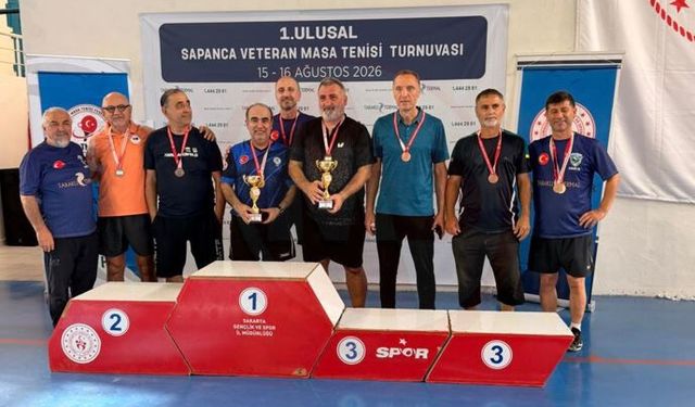 Sapanca’da raketler şampiyonluk için yarıştı!