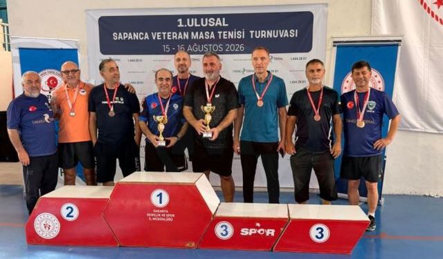 Sapanca’da 17 ilden 153 Veteran sporcu buluştu