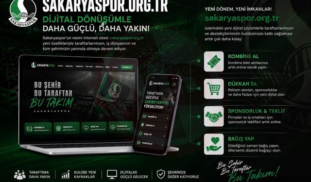 Sakaryaspor’da Dijital Dönüşüm