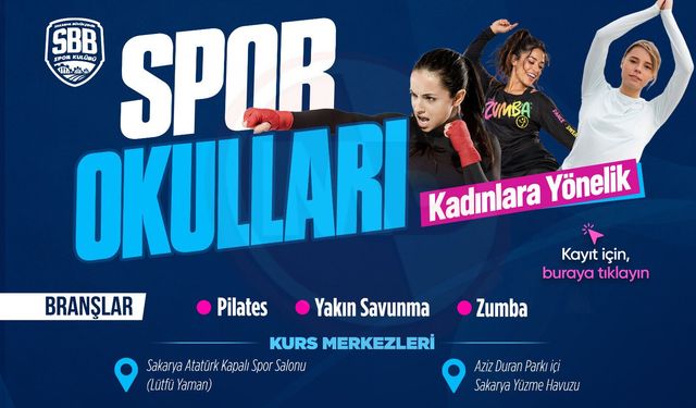 Kadınlar için spor okullarında yeni dönem başvuruları başladı