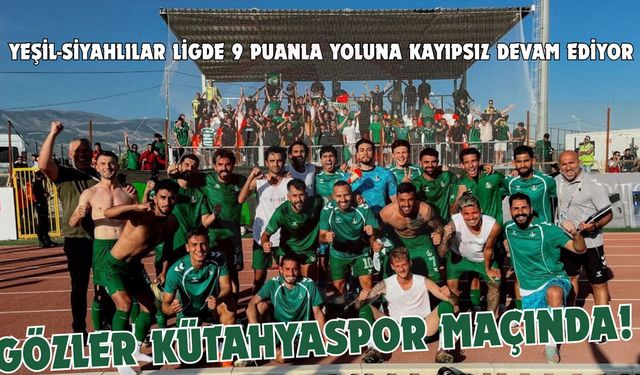 Yeşil-siyahlılar ligde 9 puanla yoluna kayıpsız devam ediyor