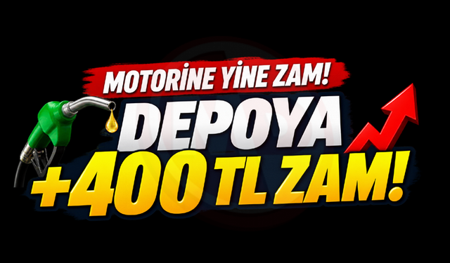 Motorine yine zam!