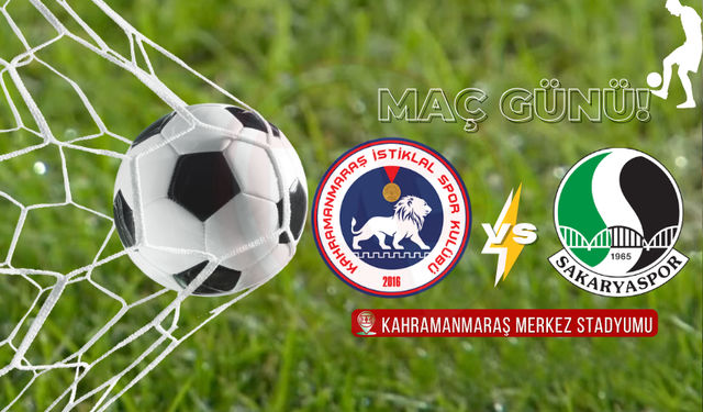 Maraş'ta ikinci yarı başladı: 1-0