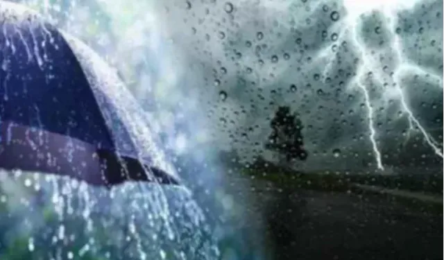 Meteoroloji'den kuvvetli yağış ve fırtına uyarısı!