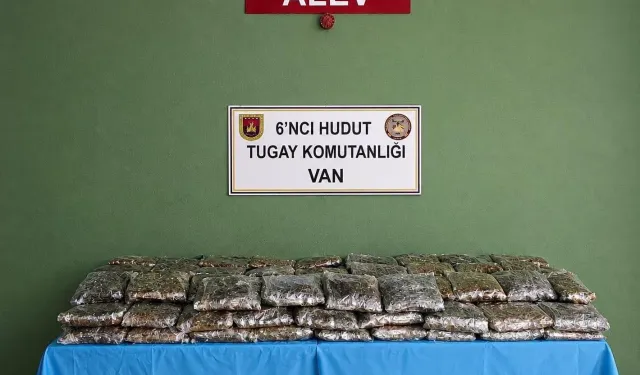 Van hudut hattında 59 kilo uyuşturucu ele geçirildi