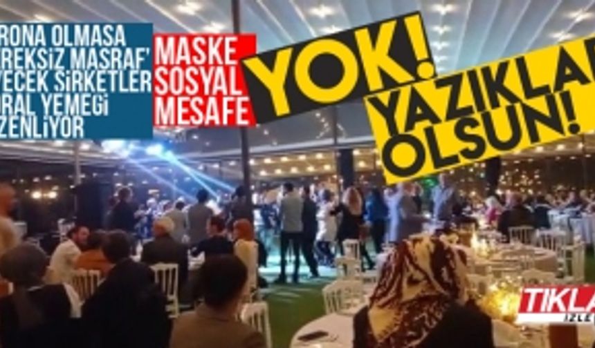 Moral yemeği adı altında koronavirüsü hiçe saydılar