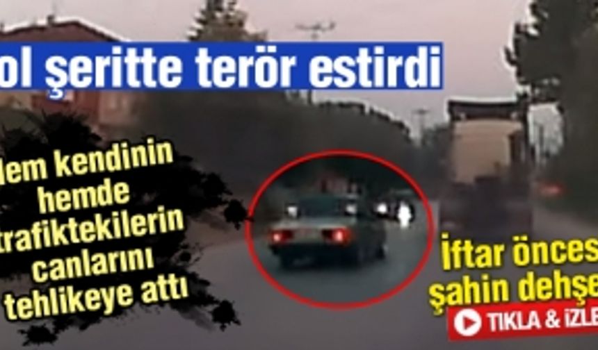 İftar öncesi 'Şahin' dehşeti