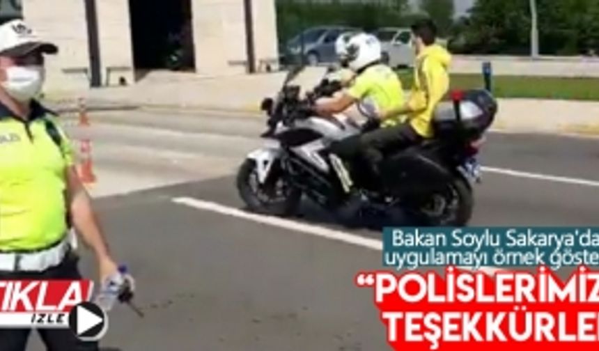 Bakan Soylu Sakarya'daki uygulamayı örnek gösterdi