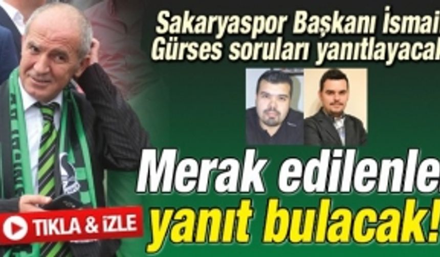 Spor Detay, Sakaryaspor Başkanı İsmail Gürses'i konuk etti - 14.06.2016