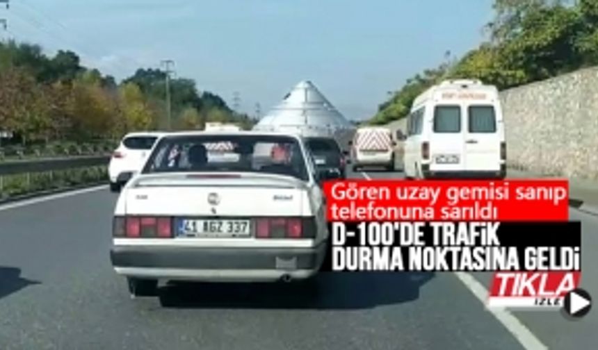 D-100'de trafik durma noktasına geldi