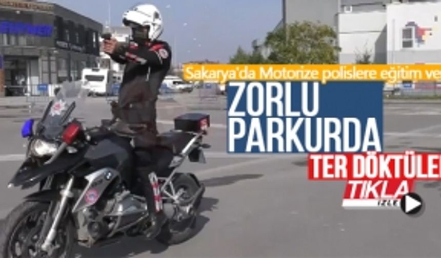 Sakarya'da Motorize polislere eğitim verildi