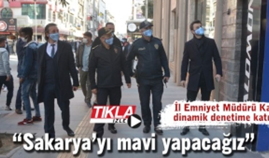 İl Emniyet Müdürü Kaya dinamik denetime katıldı