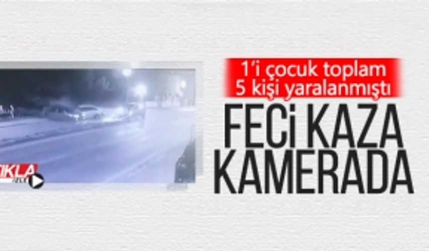 Feci kaza kameralara yansıdı