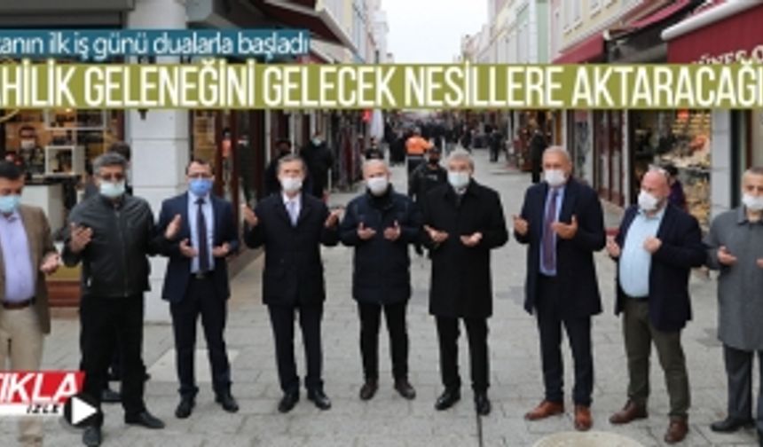 Haftanın ilk iş günü dualarla başladı