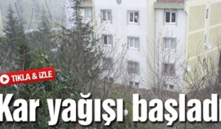 Sakarya'da kar yağışı başladı