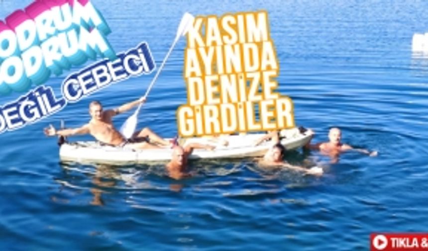 Kasım ayında Karadeniz'e girdiler