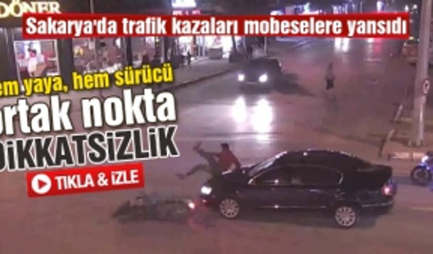 Sakarya'da trafik kazaları mobeselere yansıdı