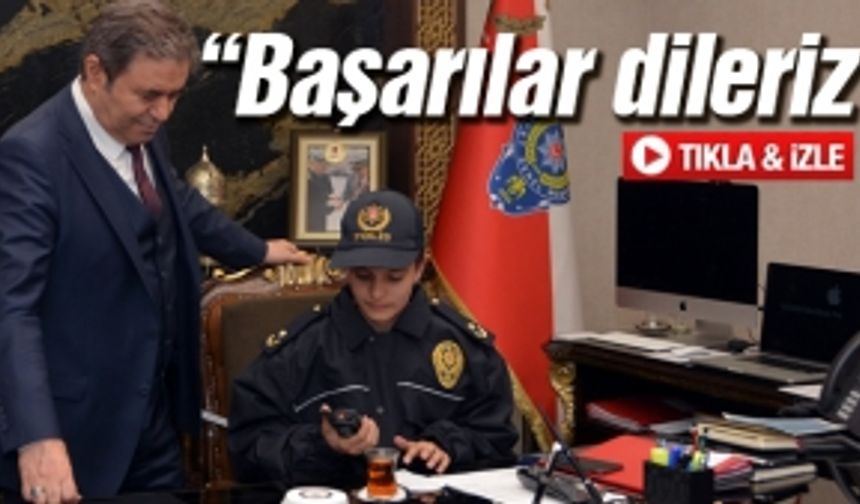 Yaptığı anonsla tüm polis teşkilatının gününü kutladı