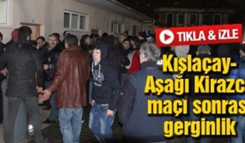 Polisin müdahalesi ile gerginlik büyümeden önlendi