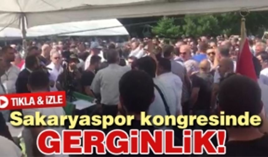 Sakaryaspor kongresinde gerginlik!