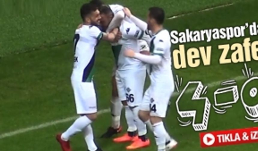 İşte 4-0'lık galibiyetin özeti