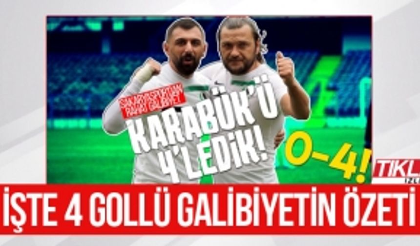 İşte 4 gollü galibiyetin özeti