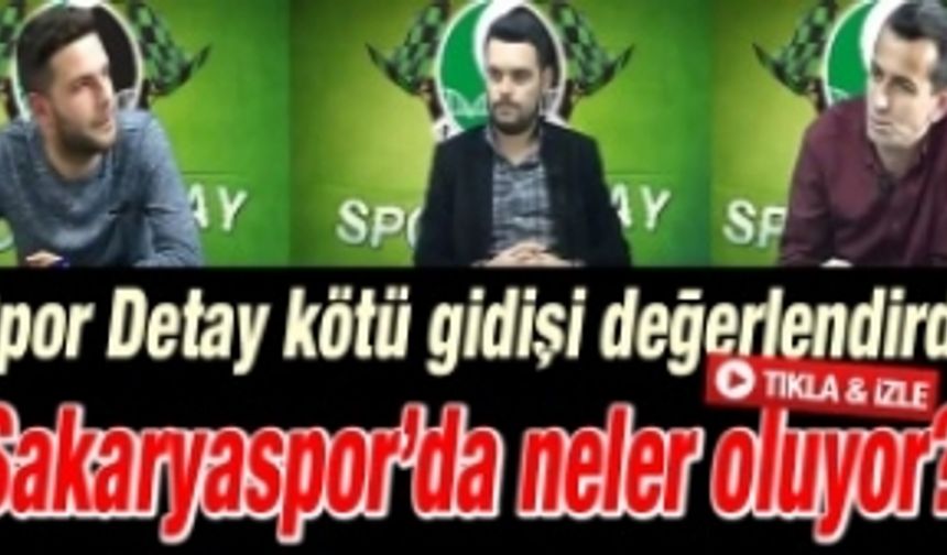 Sakaryaspor'un kötü gidişi tartışıldı