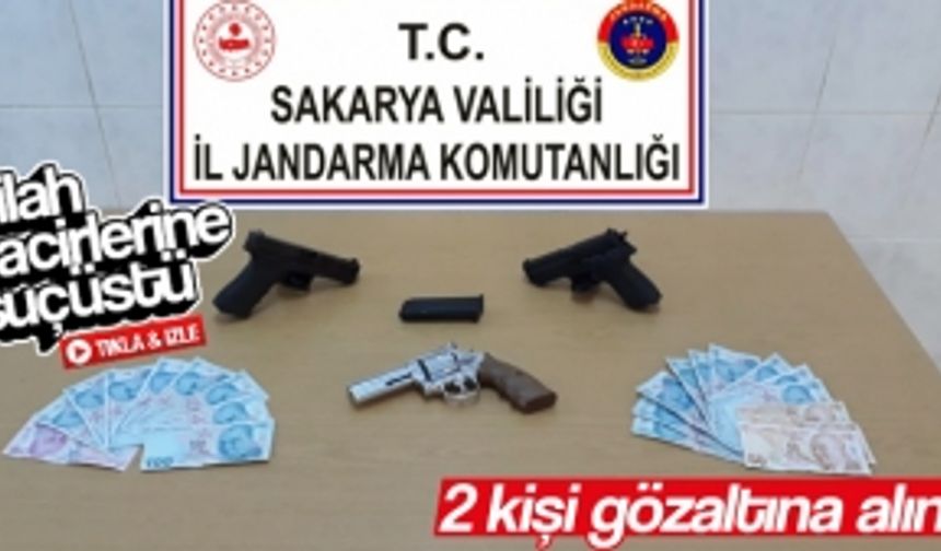 Silah tacirlerine suçüstü