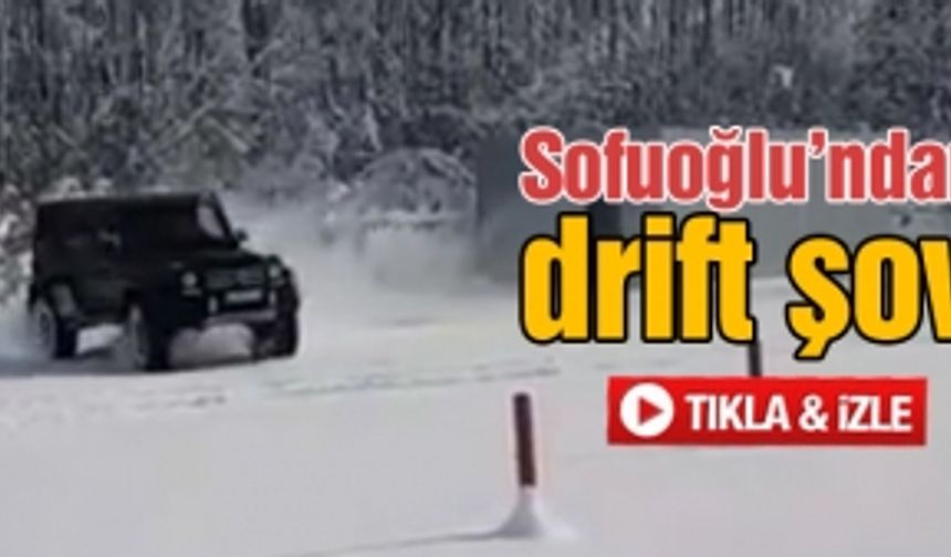 Kenan Sofuoğlu'ndan drift şov