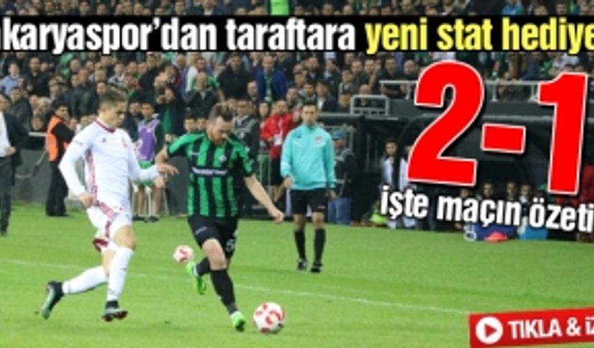 Sakaryaspor'dan taraftara yeni stat hediyesi