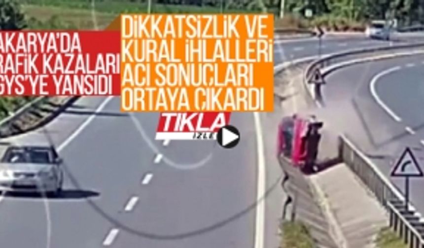 Sakarya’da trafik kazaları KGYS’ye yansıdı