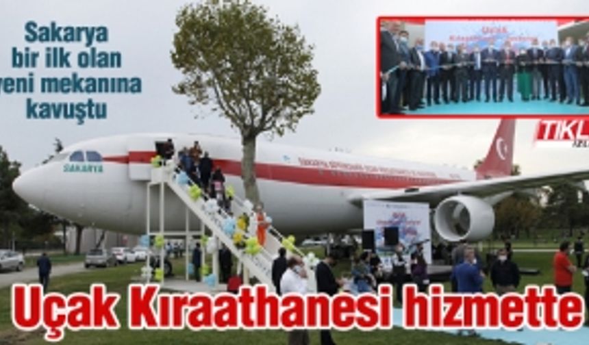 Uçak Kıraathanesi hizmete açıldı