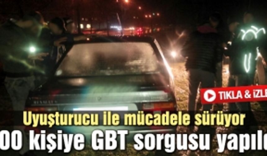 Uyuşturucu ile mücadele sürüyor