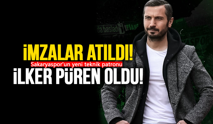 Sakaryaspor'un yeni teknik patronu İlker Püren oldu!