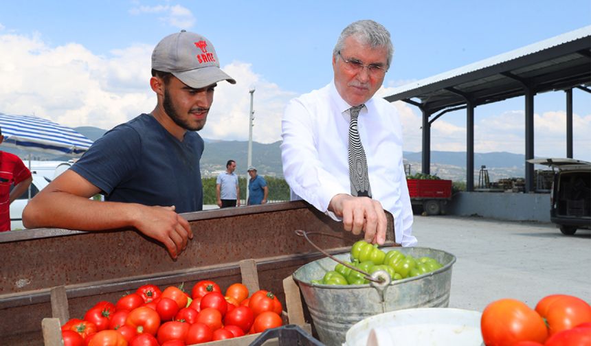 Çiftçinin alın teri bu tezgâhta değer kazanıyor