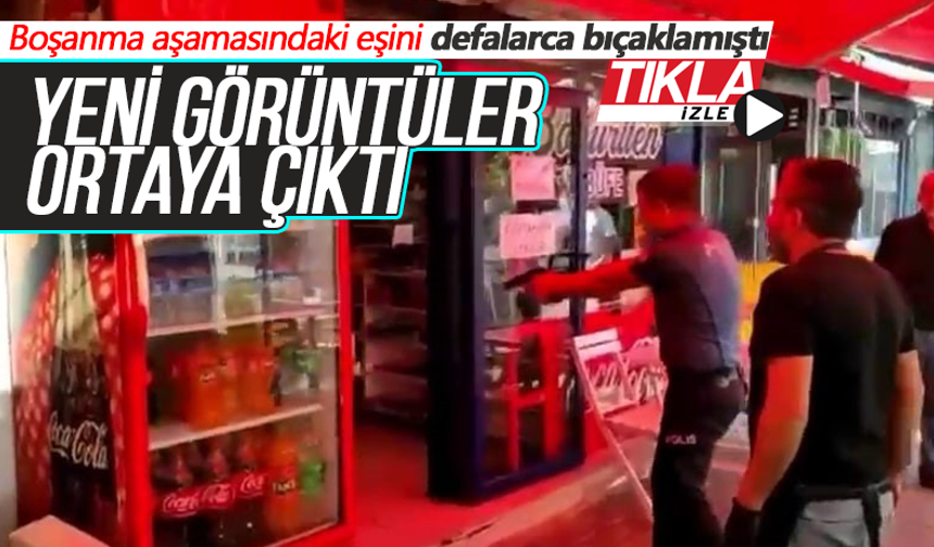 Dehşet saçan kocanın yeni görüntüleri ortaya çıktı