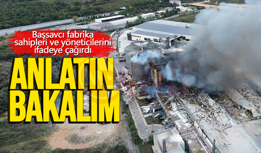 Makarna fabrikasındaki patlamaya ilişkin 7 şüpheli ifadede