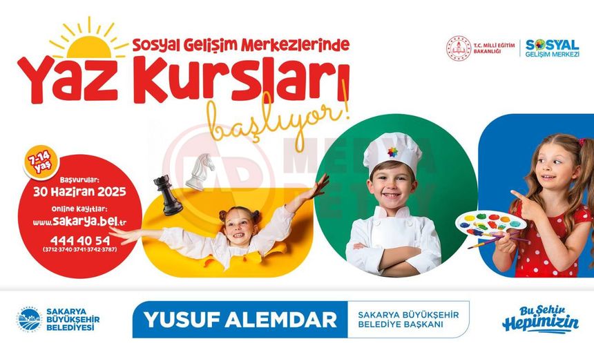 SGM yaz kursları başlıyor
