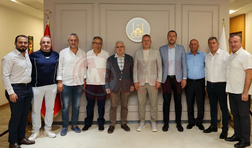 Trabzonlular Derneği’nden başkanlara ziyaret
