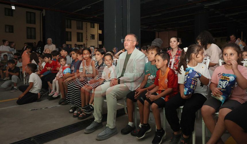 Güneşler’de yaz akşamı çocuklarla güzelleşti